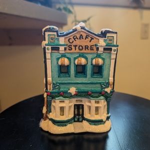 Vintage Christmas village Craft Store